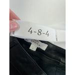 Louna Pants Womens Small Black Faux Leather Cargo Straight Leg Grunge Photo 4