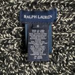 Ralph Lauren size 6 black/white knit shrug cardigan Photo 2