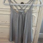 Loft NWT  black/white striped strappy back tank top Sz M Photo 0