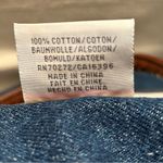 Liz Claiborne  Blue Denim and Brown Leather Bag Photo 12