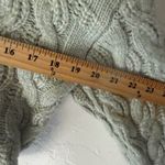 Jessica Simpson Cable Knit Sweater Green Pullover Soft Coquette Fisherman Photo 4