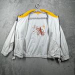 Vintage Peanut Butter Jelly Jacket Women's Large White Blue Golf Embroidered Photo 3