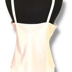 Vanity Fair Vintage  White Camisole Tiered Scallops Poly MADE IN USA Med Romantic Photo 2