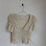 Urban Outfitters UO Hollie Puff Sleeve Ruffle Babydoll Blouse Photo 2