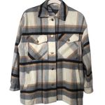 ZARA Plaid Brown Black Overshirt Woman’s Jacket Small NWOT Photo 1