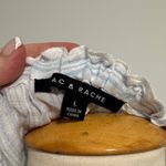 Zac & Rachel Light Blue Striped Blouse Size L Photo 1