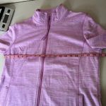 Talbots  Full Zip Jacket Size Large Petite Pink Spaced Dyed UPF 50 Active Wear Photo 5