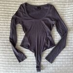 ASOS  Scoop Neck Long Sleeve Bodysuit Photo 0