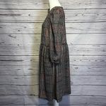 Jessica Howard Black and Red Plaid Long Sleeve Dress Photo 1