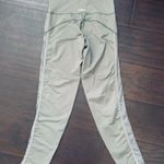 Aerie  Women's Green Yoga Workout Lounge Cropped Leggings with Mess Sides Size S Photo 7