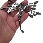 Vintage Sparkling Avon Dragonfly Rhinestone Giant Brooch Blue Photo 2