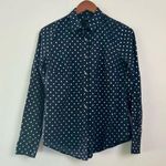 J.Crew  |Navy and Silver Casual “Perfect”Button Down Shirt sz4 Photo 0