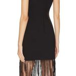 Likely  Noreen Black Fringe Dress Size 4 Photo 1