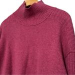 Free People  Women’s Size L Festive Fuchsia Pink Cashmere Aubrey Sweater Photo 3