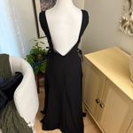 Finders Keepers  Black Amos Dress Size Slits Cut Outs‎ Lace Up Maxi Size Small Photo 6