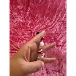 Patriotic Stretch Necklace Red White Blue Striped 4th of July American Photo 1