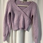 Happily Grey Purple Sweater Size M Photo 0