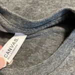 Bella Canvas  medium womens tshirt Jesus Drank Wine funny grey gold religious Photo 5