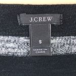 J.Crew Women’s Striped Black Heather Gray 7/8 Sleeve Boatneck Sweater Dress Photo 6