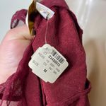 Victoria's Secret New Vintage Victoria Secret Gold label Burgundy Red Slip Night Gown Dress sz M Photo 10