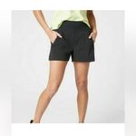 Athleta  Women's Black Trekkie North Short High Rise Zip Front Casual Size 4 Photo 1