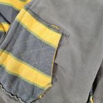 VTG Prvcy CA Full Zip Hoodie Jacket Womens Large Green Yellow Distressed Thick Photo 9