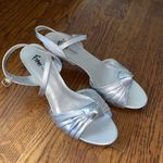 ZARA Silver Kitten Heels Photo 0