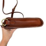 Nisolo Cleo Convertible Crossbody Bag Brandy Woven Leather Brown Photo 9