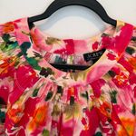 J.Crew  Smock-neck puff-sleeve top in floral cotton poplin Women’s Size M Photo 5
