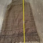 Abercrombie & Fitch Women's S Green Crochet Sleeveless Sheath Dress Photo 13