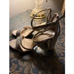 Antonio Melani  Women’s Silver Rhinestone Strappy Heels Size 8.5 Wedding Formal Photo 1
