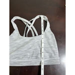 Lululemon  Energy Bra Ombre Melange Space Dye‎ EB White Multi Size 4 EUC No Pads Photo 6