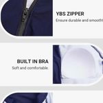 Live a Little Women's One Piece Short Sleeve Black Rash Guard Surfing... Photo 4