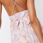 Nasty Gal Tie Dye Halter Belted Mini Dress Photo 1