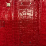 Miche Vibrant‎ Red Crocodile Cover Skin Vintage Colorful Buckle Photo 4