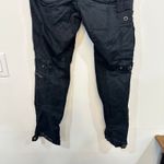 Ralph Lauren Rugby Womens Pants 2 Cotton Black Utility Cargo Zip Motto Slim Photo 10