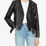 ANINE BING Cassidy black leather jacket Photo 0