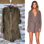 Enza Costa Linen Jumpsuit / Romper size 1 Green Photo 1