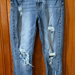 Eunina  Distressed Boyfriend Jeans in Blue Photo 0