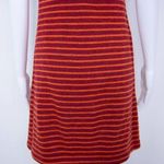 Free People red and yellow stripes wool cotton blend sweater dress, XS Photo 6