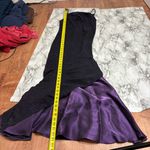 Onyx Nite  Vintage 90s purple glitter reflective assymetrical dress gown Y2K 10 Photo 6