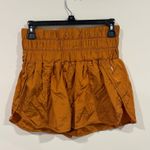Free People  Movement Orange Shorts Photo 0
