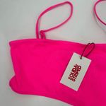 Solid & Striped Swimsuit SZ Large Cameron Cutout One Piece NWT Crinkle Rib Pink Photo 6