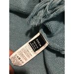 SheIn  V Neck Sweater Vest Blue Fringe Knit Women XL Photo 2