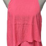 Elizabeth and James  Neon Pink Sleeveless Top Size Medium Photo 0
