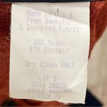 Vintage CAROLE LITTLE Blazer Women 16 Patchwork Art To Wear Oversized Rayon USA Red Photo 14