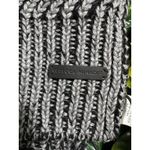 Rebecca Minkoff  two tone rib scarf heather gray nwt Photo 2