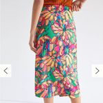 Farm Rio Getaway Midi Skirt size M Pink Size M Photo 2