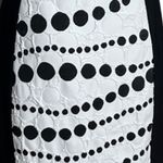 Joseph Ribkoff ‎ Dress Womens 8 Black White Panel Sheath Polka Dot Sleeveless Fun Photo 4