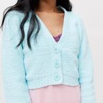 Urban Outfitters  Dina Cardigan NWT Size S - Light Blue Photo 0